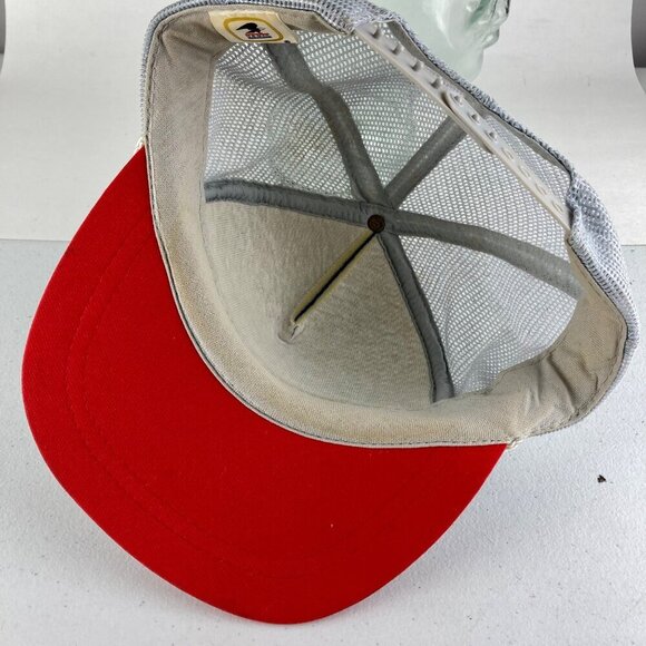 Vintage USPS Express Mail Mesh Trucker's Hat Zip+4 Snapback Cap - Picture 6 of 8